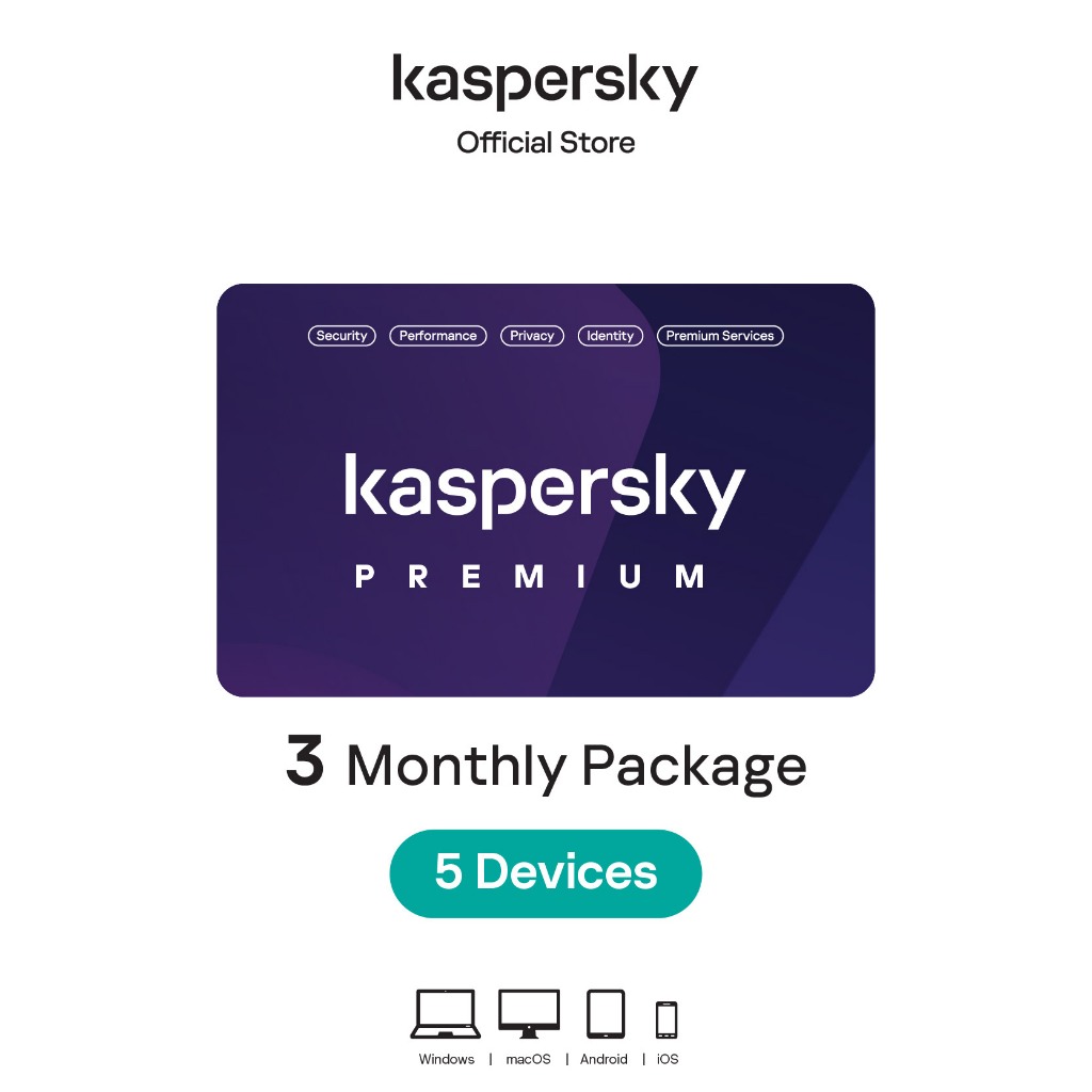 Kaspersky Premium 5 Devices 3 Months