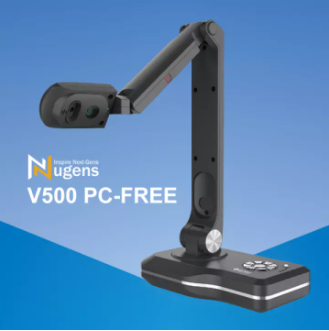 Visualizer เครื่องฉายภาพ 3 มิติ รุ่น V500 | Document Camera | Document  Presenter แถมฟรี!! SD Card 64 GB และ เมาส์ไร้สาย